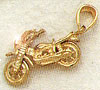 gold jewelry charms motorcycle charms